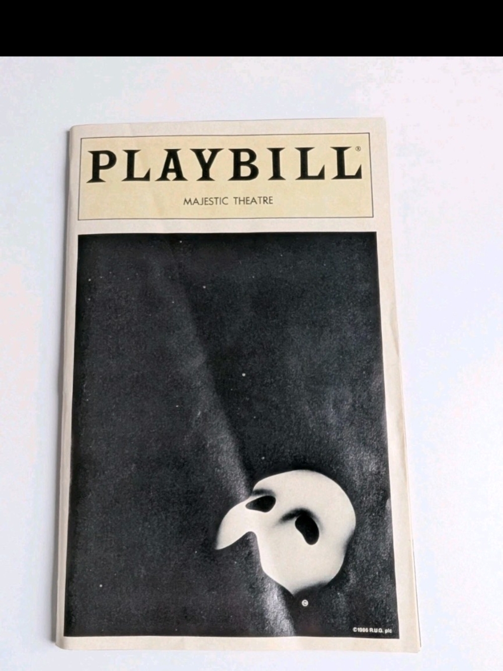 VINTAGE Phantom of the Opera Playbill April 1993 Majestic Theatre Mark Jacoby